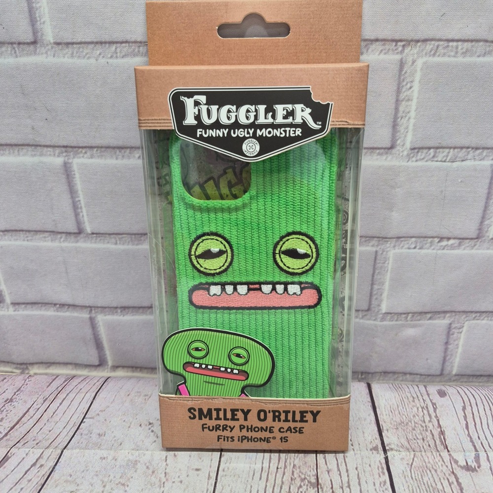 Fuggler Smiley ORiley Furry Phone Case Green Funny Ugly Monster iPhone 15 New